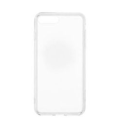 Permatomas dėklas su grūdinto stiklo nugarėle iPhone 8 Plus