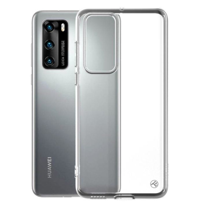 Skaidrus TPU dėklas Huawei P40 telefonui