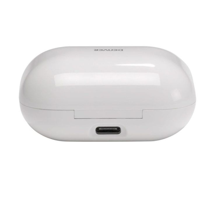 Denver TWE-38 belaidės Bluetooth ausinės, baltos