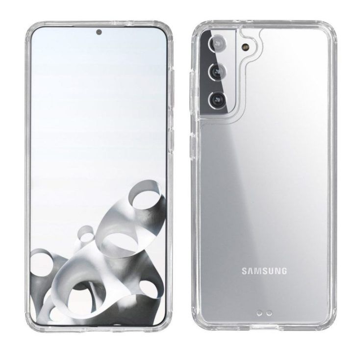 Skaidrus hibridinis dėklas Samsung Galaxy S21+ telefonui