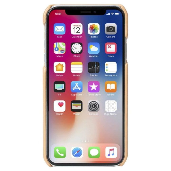 Krusell Sunne dėklas Apple iPhone XS, vintage nude