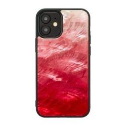 Dėklas Apple iPhone 12 mini, rožinis su juodais akcentais