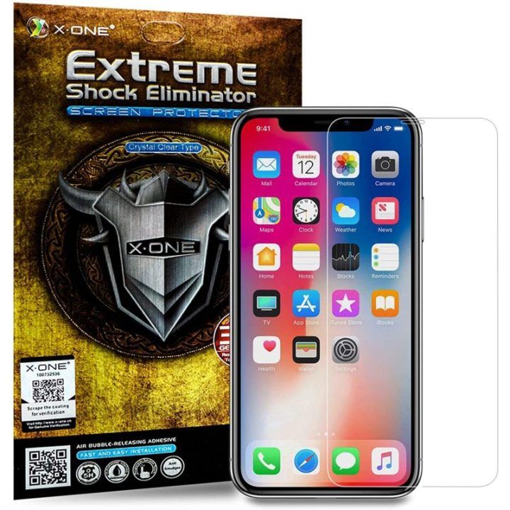 X-ONE Extreme Shock Eliminator apsauginė plėvelė iPhone 7 Plus, juoda