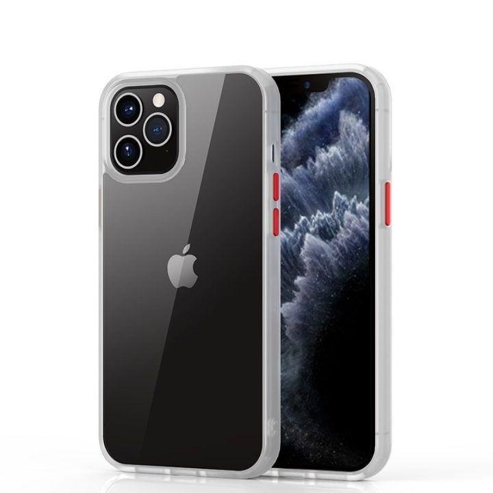 Baltas apsauginis dėklas iPhone 12 Pro Max