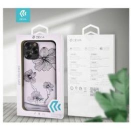 Juodas „iPhone 12 Pro Max“ dėklas su „Swarovski“ elementais