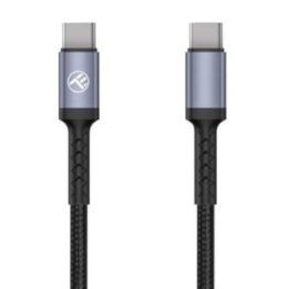 Tellur USB-C į USB-C laidas, 3A, 60 W, 1 m, juodas