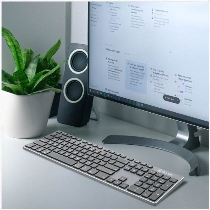 Belaidė plona „Bluetooth“ klaviatūra Tellur Shade