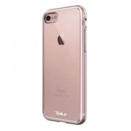 Rožinis hibridinis dėklas iPhone 7