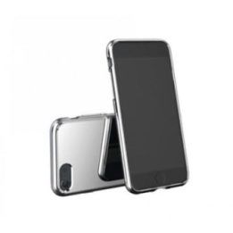 Sidabrinis iPhone 7 dėklas su veidrodiniu paviršiumi