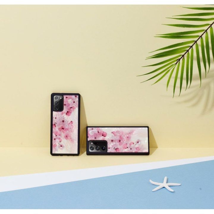 Dėklas Samsung Galaxy Note20 Ultra su vyšnių žiedų raštu