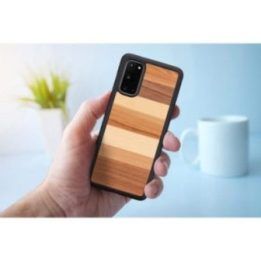 Samsung Galaxy S20 dėklas iš medžio ir polikarbonato