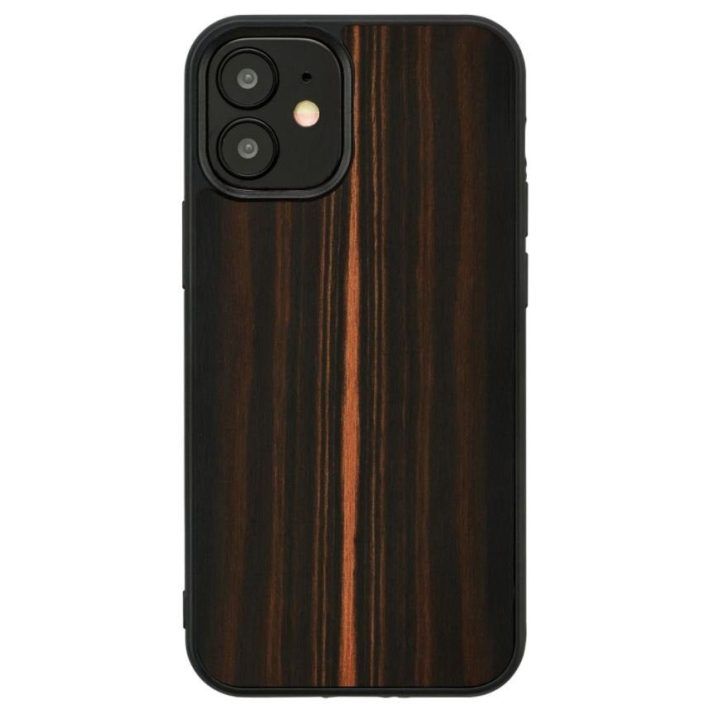 Juodas telefono dėklas Apple iPhone 12 mini