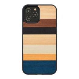 Juodas telefono dėklas MAN&WOOD iPhone 12/12 Pro