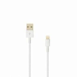 USB-A į Lightning laidas, 1 m, baltas