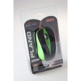 Laidinė optinė pelė Media-Tech Plano Green