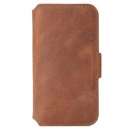 Telefono dėklas-pinigine Samsung Galaxy S21+ Vintage Cognac