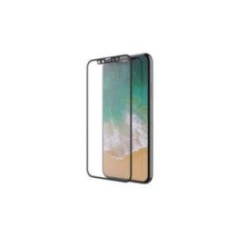 Juodas grūdinto stiklo ekrano apsauginis stiklas iPhone XS/X