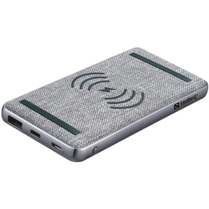 Powerbank 10000 mAh su belaidžiu įkrovimu ir Quick Charge 3.0