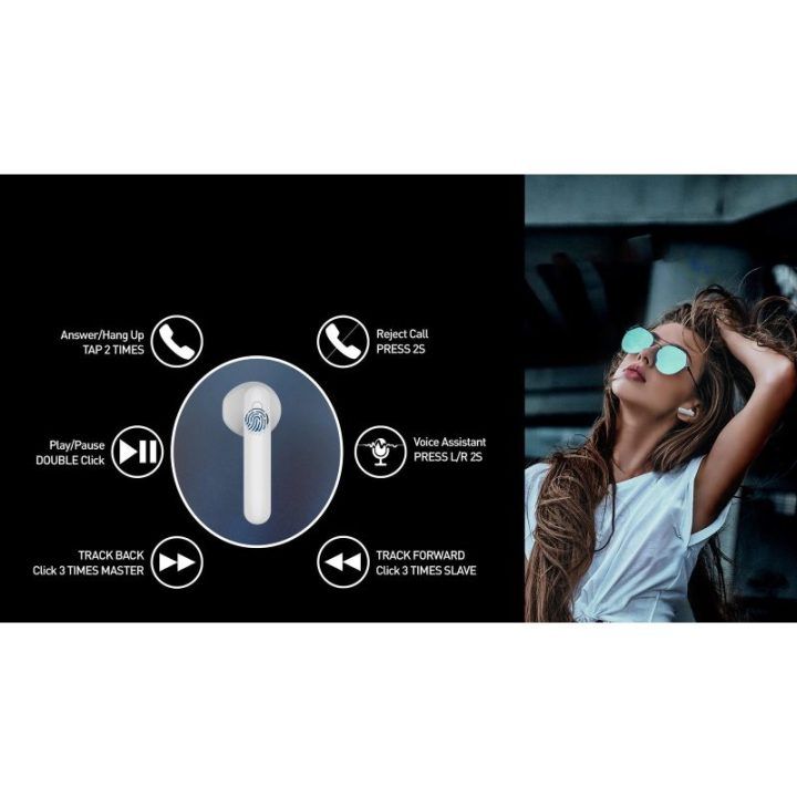 Tellur Flip True Wireless Earphones Black