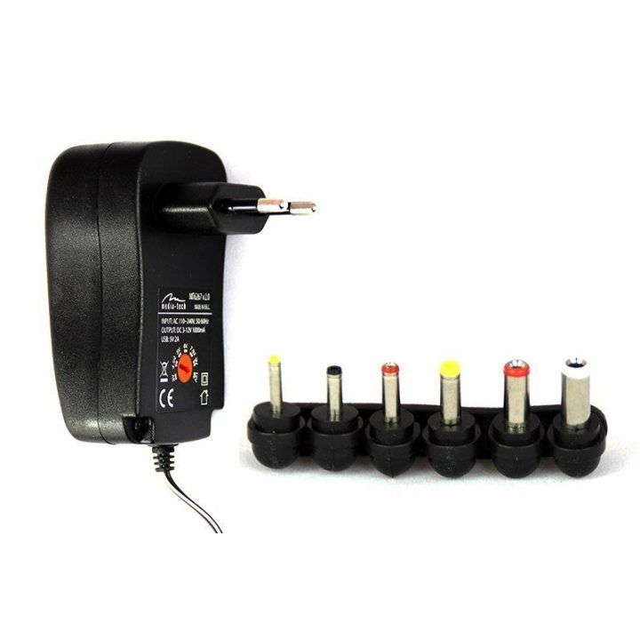 Universalus planšetės maitinimo adapteris su USB Media-Tech MT6267 V2