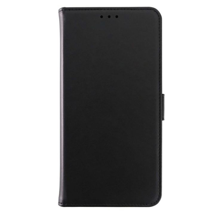 Samsung Galaxy A02 telefono dėklas–piniginė juodas