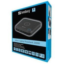 Sandberg 24000 mAh nešiojama baterija su USB-C ir belaidžiu įkrovimu