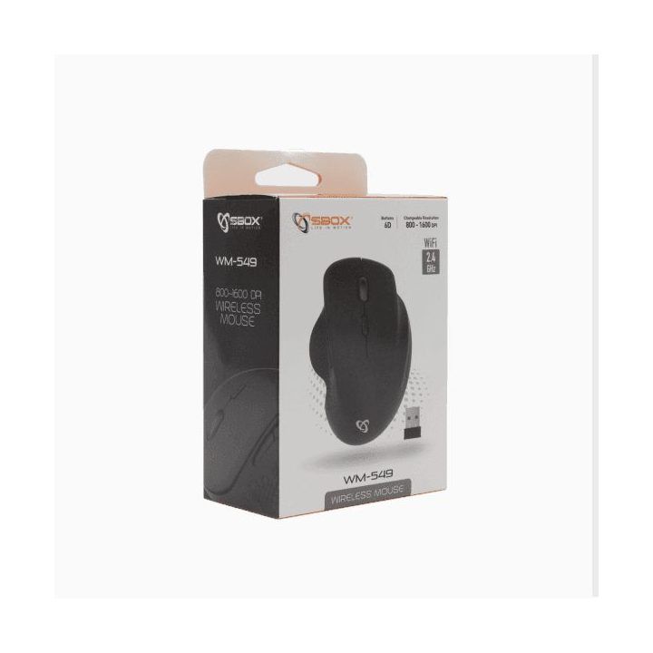 Belaidė pelė SBOX WM-549 juoda