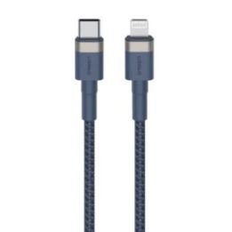 USB-C į Lightning įkrovimo laidas, 3 A, 1 m, mėlynas