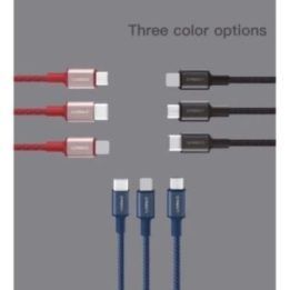 Juodas USB-A į MicroUSB laidas 2,1 A, 1 m