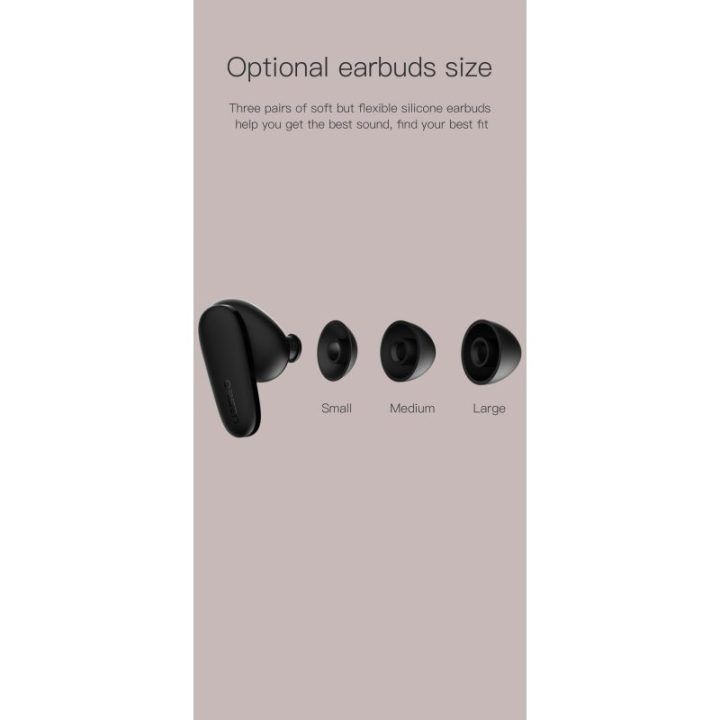 Juodos belaidės „Orsen T3“ Bluetooth ausinės
