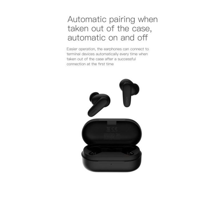Juodos belaidės „Orsen T3“ Bluetooth ausinės