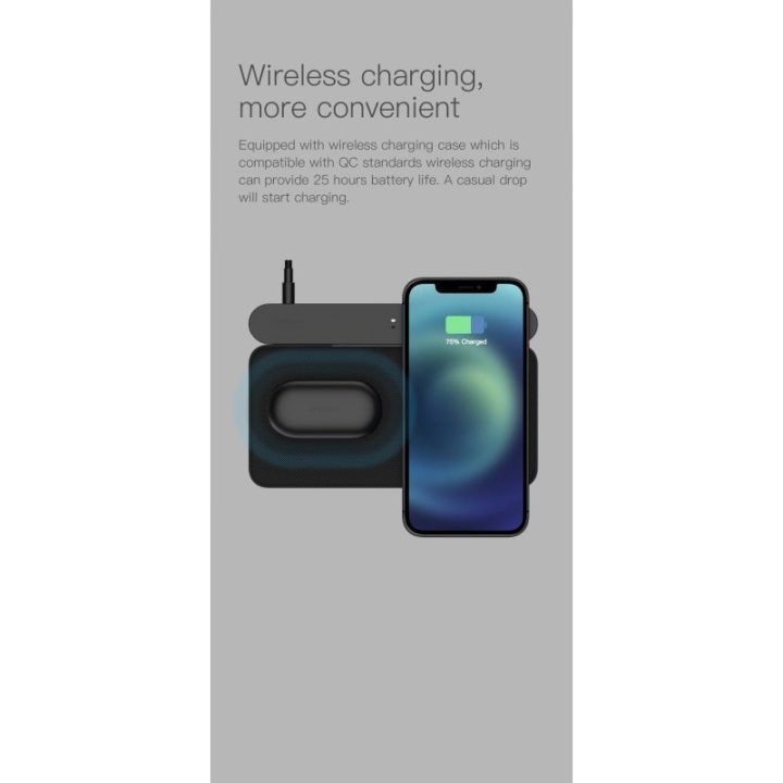Juodos belaidės „Orsen T3“ Bluetooth ausinės