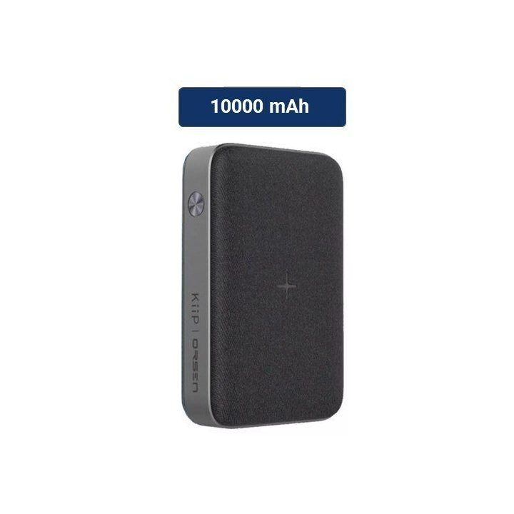Orsen EW35 belaidė išorinė baterija 10000 mAh, juoda