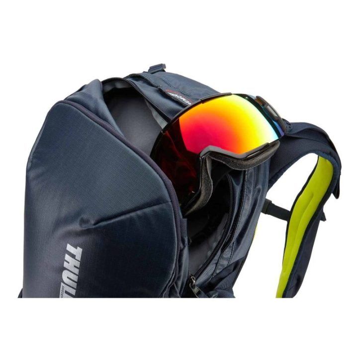 Slidinėjimo ir snieglenčių kuprinė su oro pagalvės sistema Thule Upslope 35 l, Lime Punch