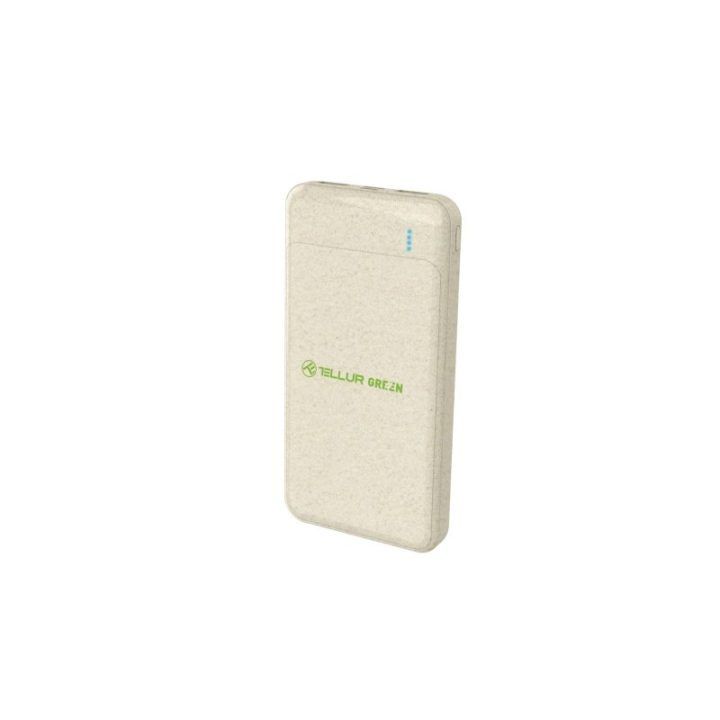 Tellur PD103 10000 mAh išorinė baterija, kreminė