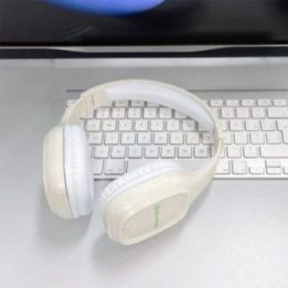Kreminės sulankstomos Bluetooth ausinės Tellur Pulse