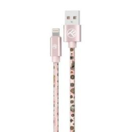 Tellur Graffiti USB į Lightning laidas, 1 m, rožinis