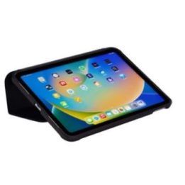 Juodas iPad 10.9 dėklas su stovu