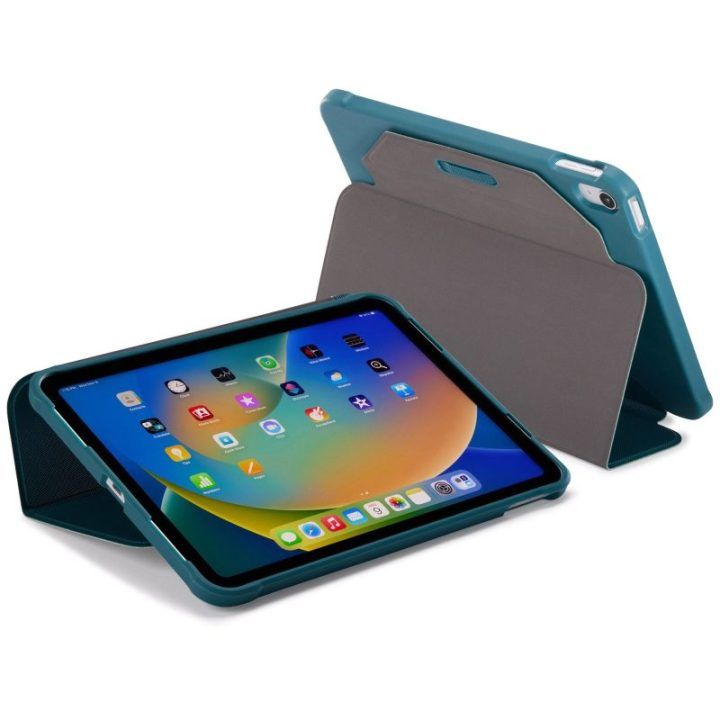 Mėlynas iPad 10.9 dėklas su stovu