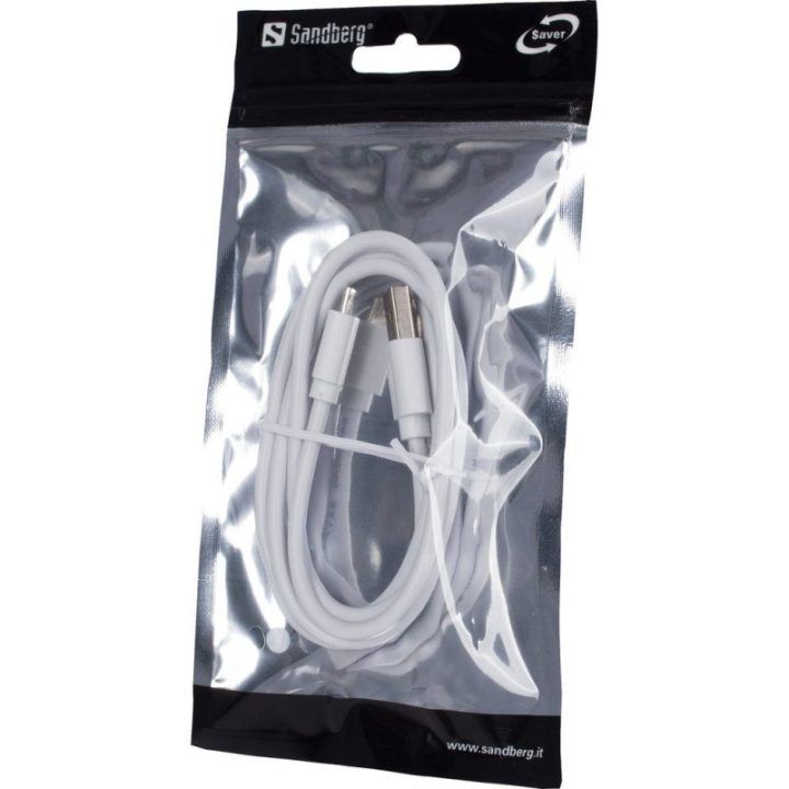 MicroUSB sinchronizavimo ir įkrovimo kabelis, 1 m