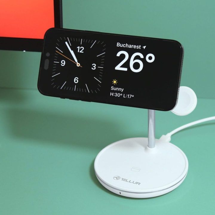 Tellur 3in1 MagSafe belaidis stalinis įkroviklis