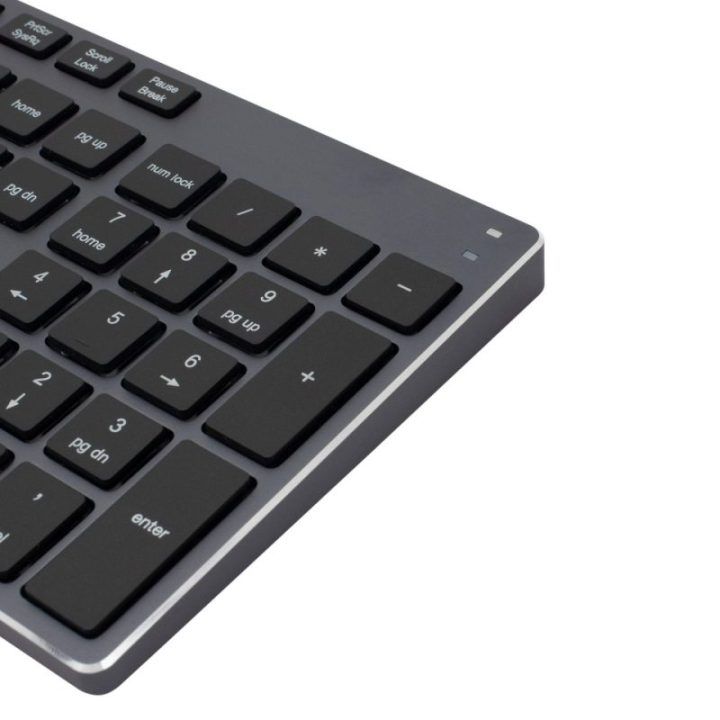 Belaidė metalinė klaviatūra Sbox WK-131, JAV išdėstymas