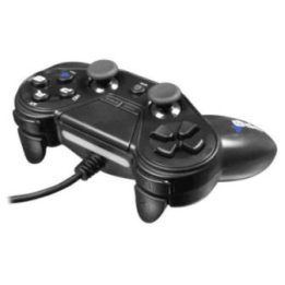 Laidinis PS4 valdiklis su 3 m kabeliu, juodas