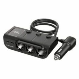 Automobilinis įkroviklis Manta MCC201T CARI PRO su USB ir cigarečių degiklio lizdais