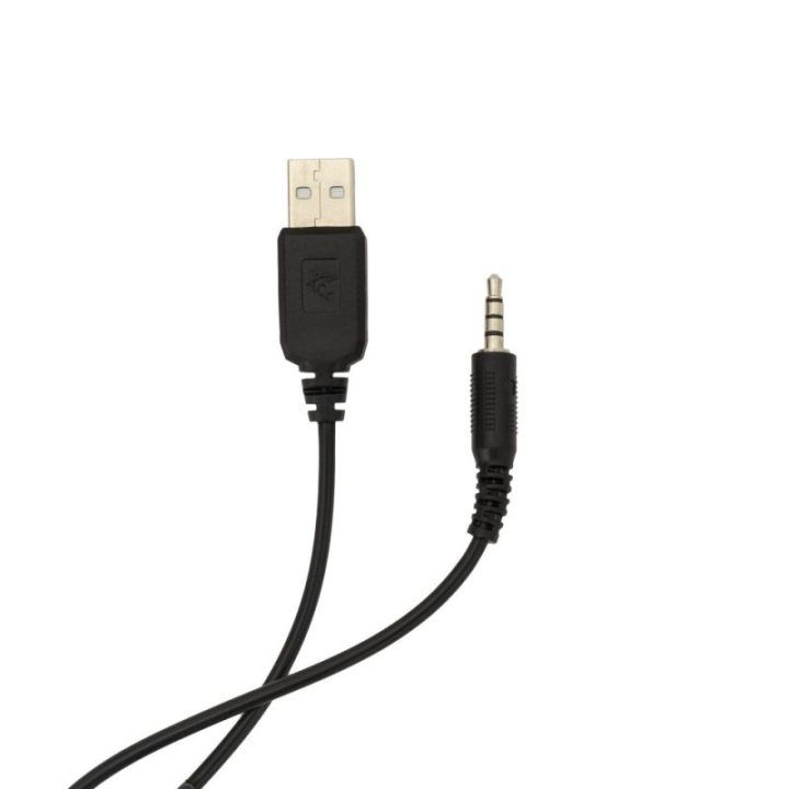 White Shark GH-2342 Firefly Black žaidimų ausinės