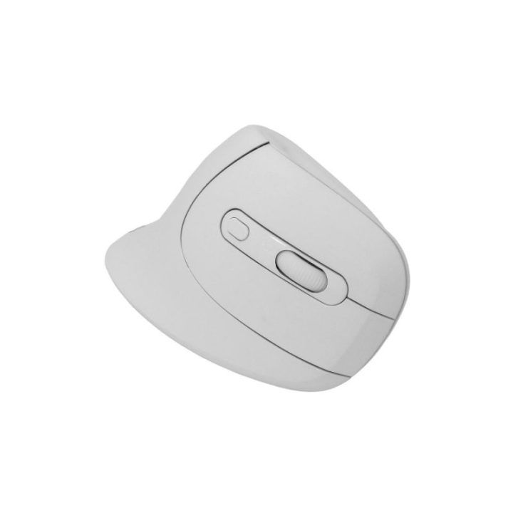 Balta vertikali belaidė pelė Sbox VM-838W