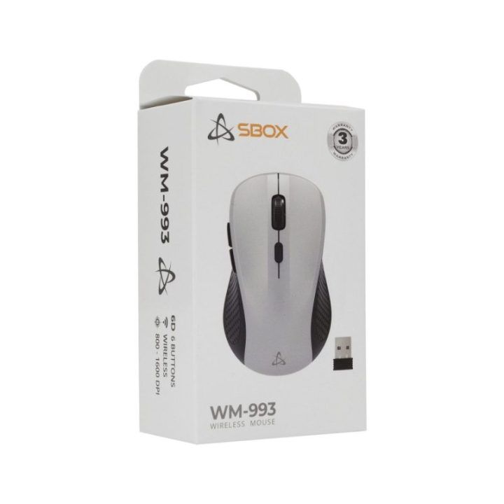 Belaidė optinė pelė Sbox WM-993 Silver