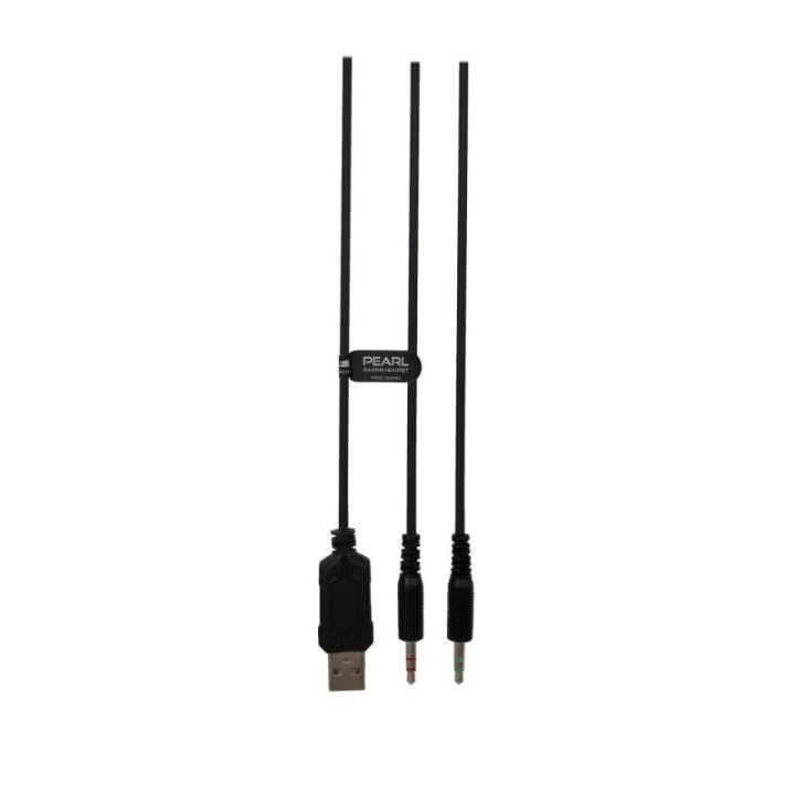 Žaidimų ausinės su mikrofonu Baracuda BGH-011 Pearl Black