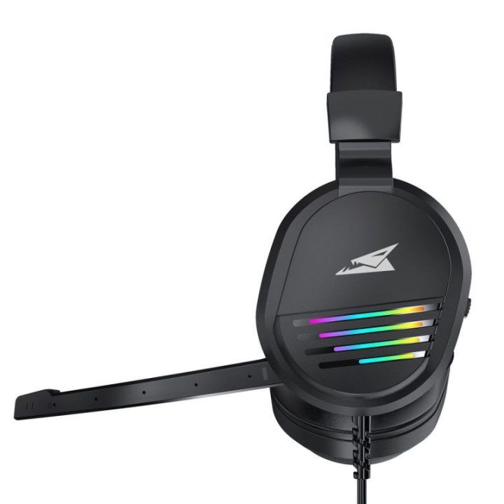 Žaidimų ausinės su mikrofonu Baracuda BGH-011 Pearl Black