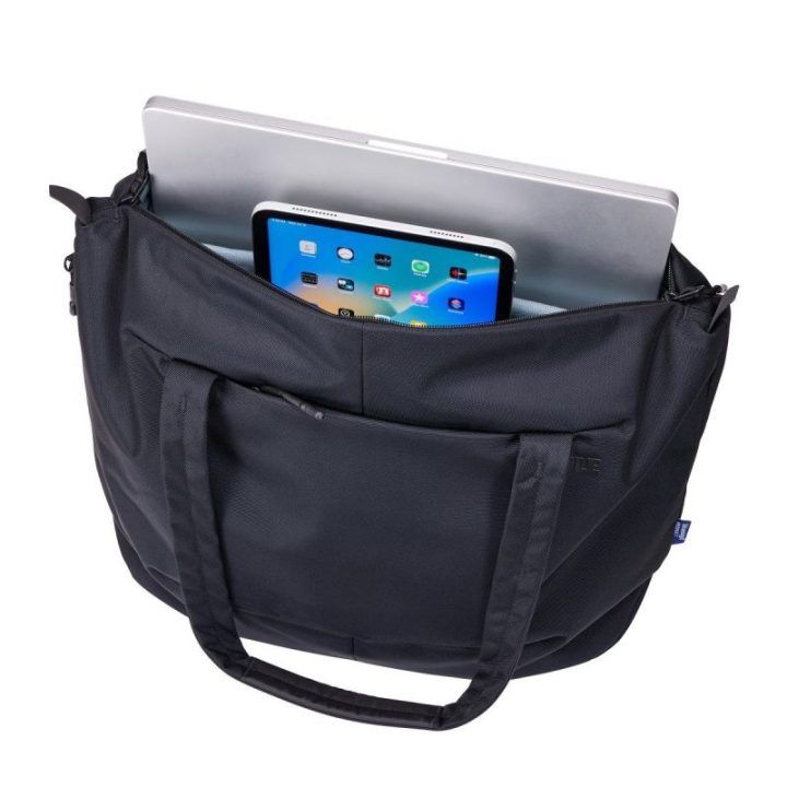 Juodas Thule Subterra 2 tote krepšys